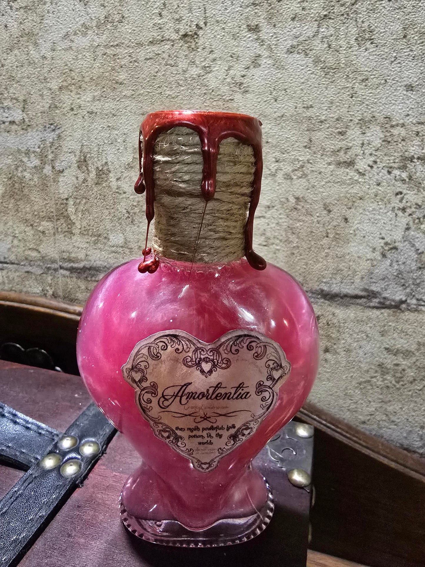 Potion magique changeante – Flacon unique scellé à la cire