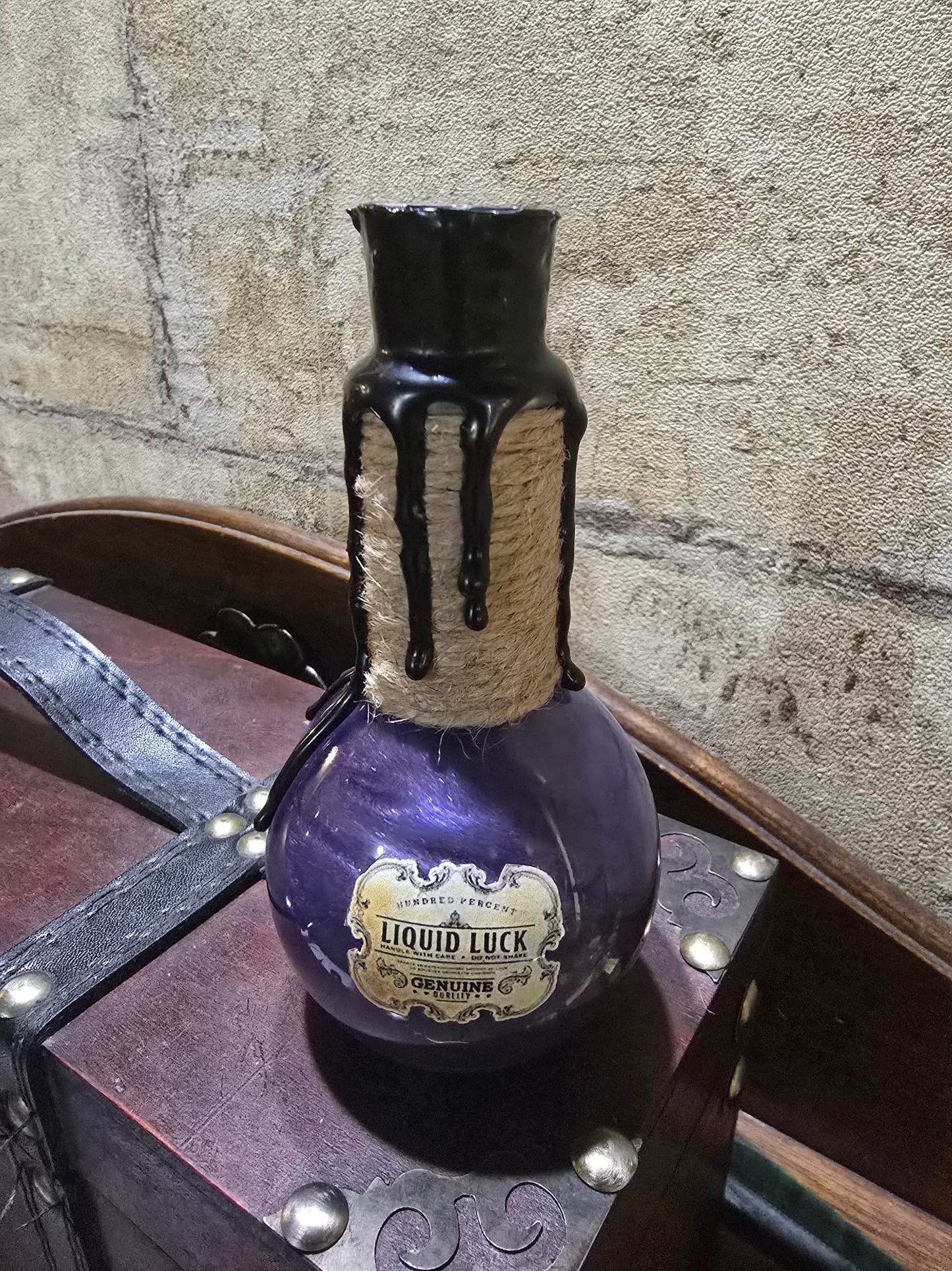 Potion magique changeante – Flacon unique scellé à la cire
