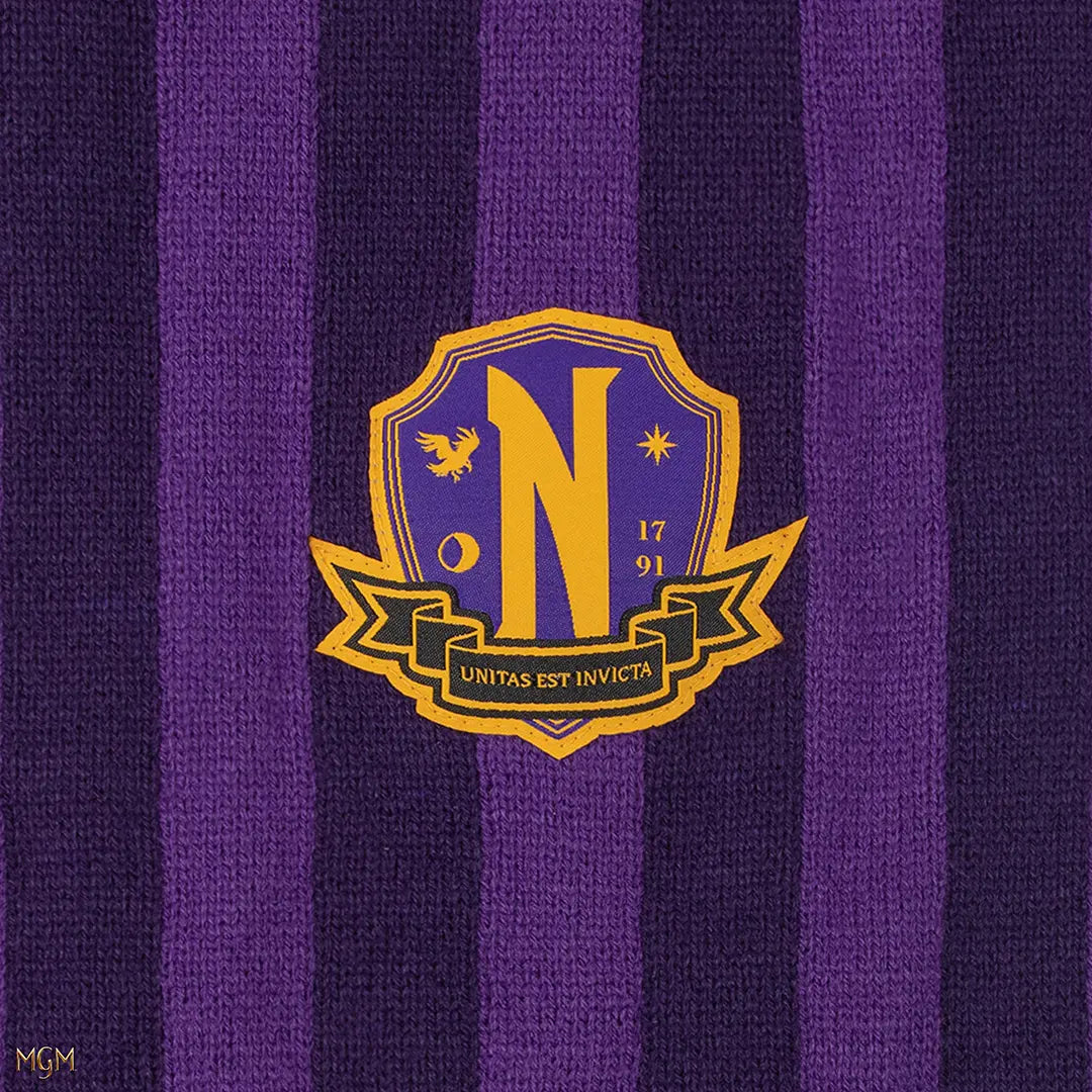 Echarpe Nevermore Academy violette - Wednesday