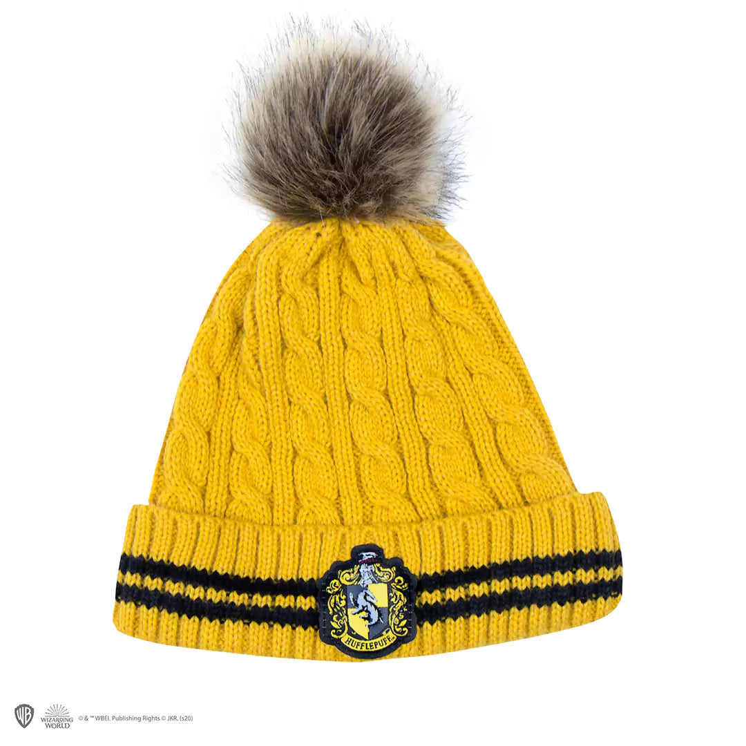Bonnet à pompom Poufsouffle