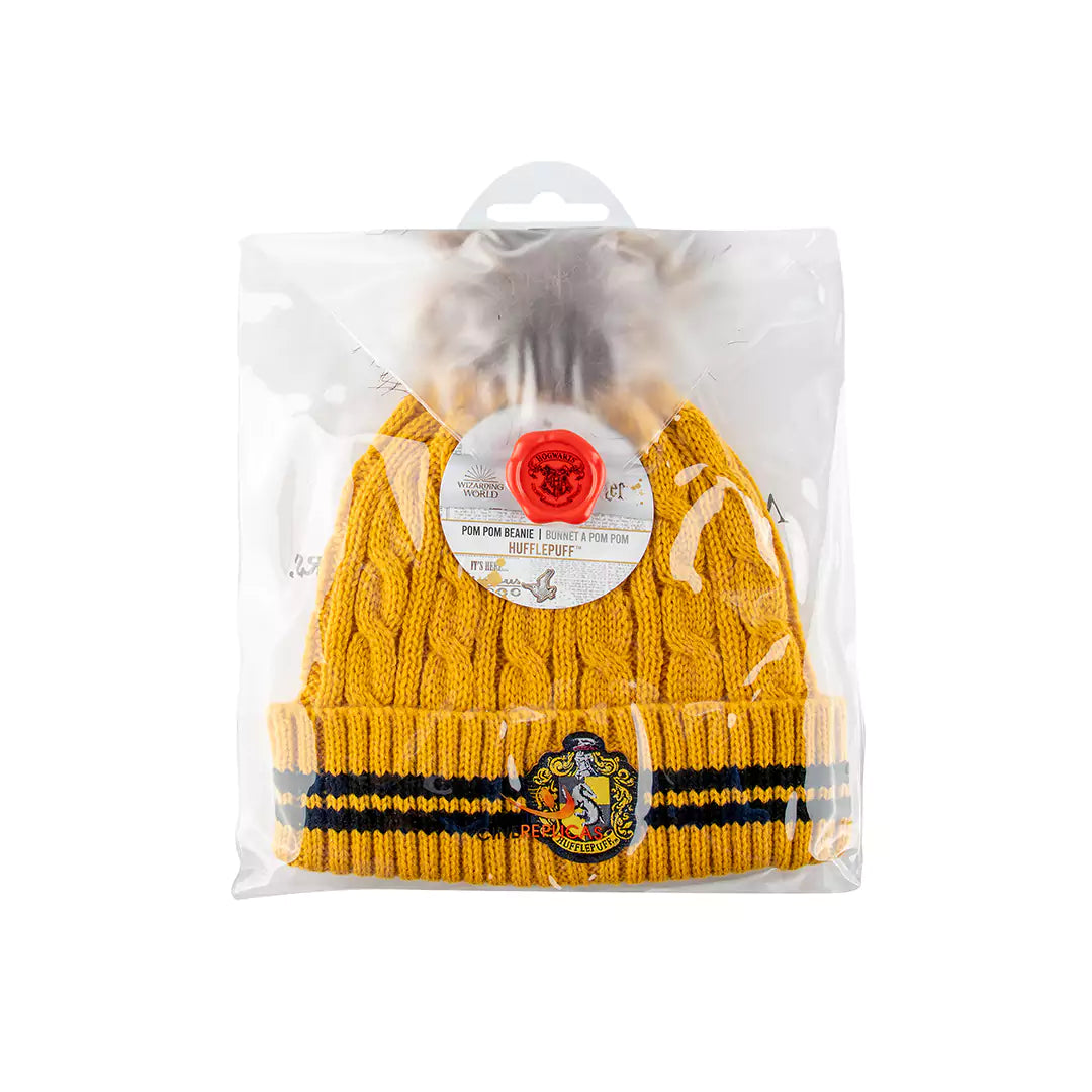 Bonnet à pompom Poufsouffle