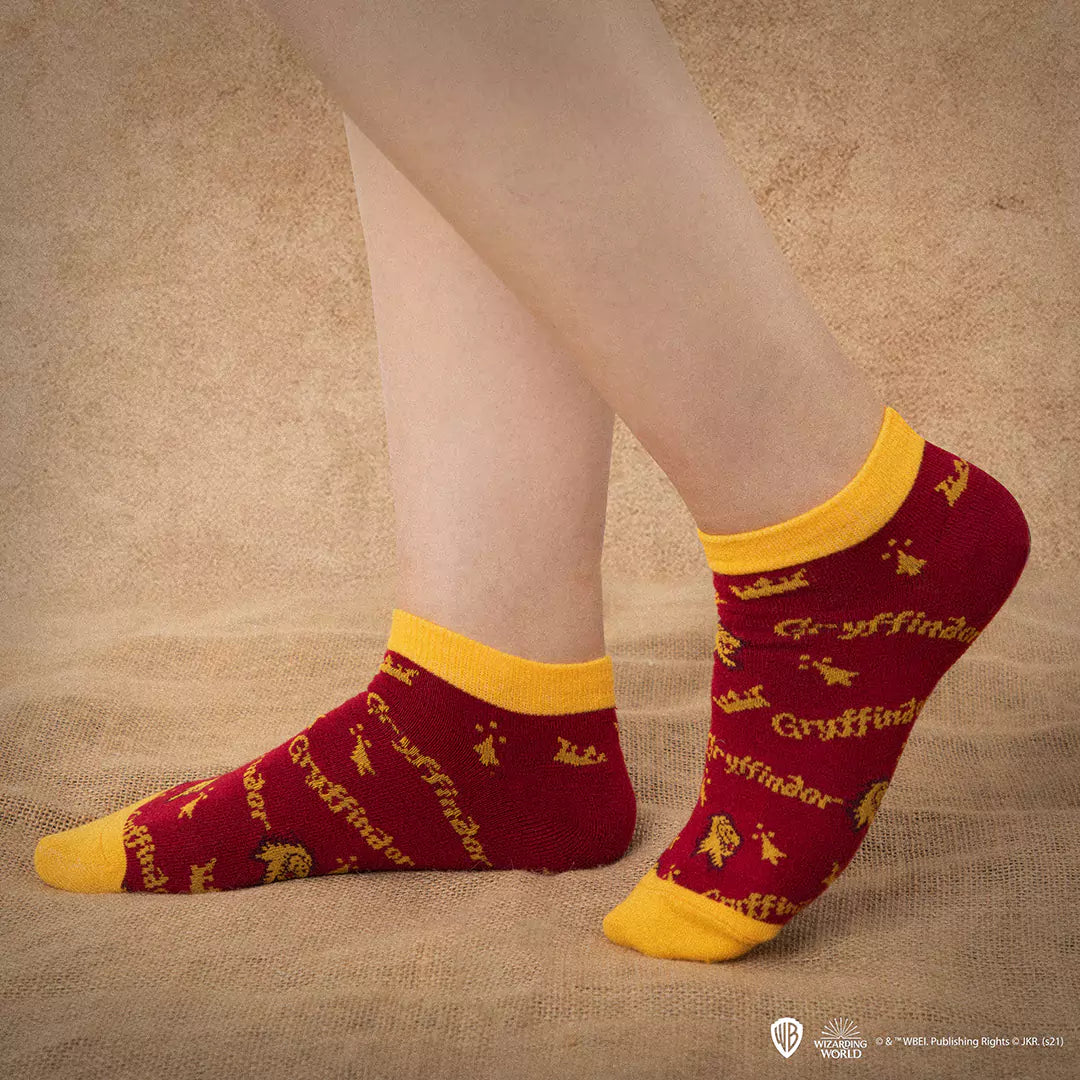 Lot de 3 paires de chaussettes courtes Gryffondor – Harry Potter