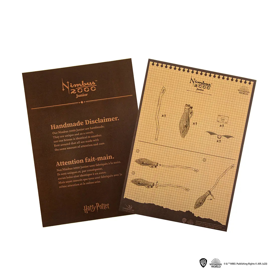 Réplique Nimbus 2000 – Échelle 1:2 – Harry Potter