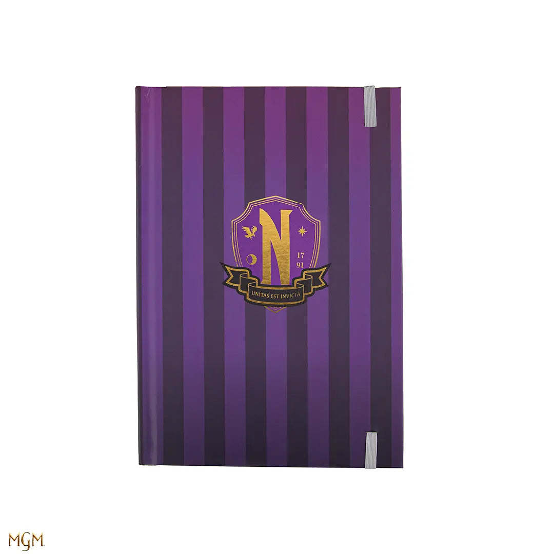 Carnet rigide double entrée Nevermore Academy - Wednesday