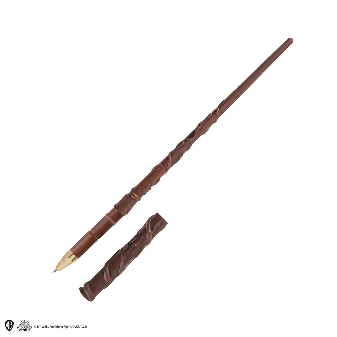 Stylo baguette Hermione Granger + support et marque page