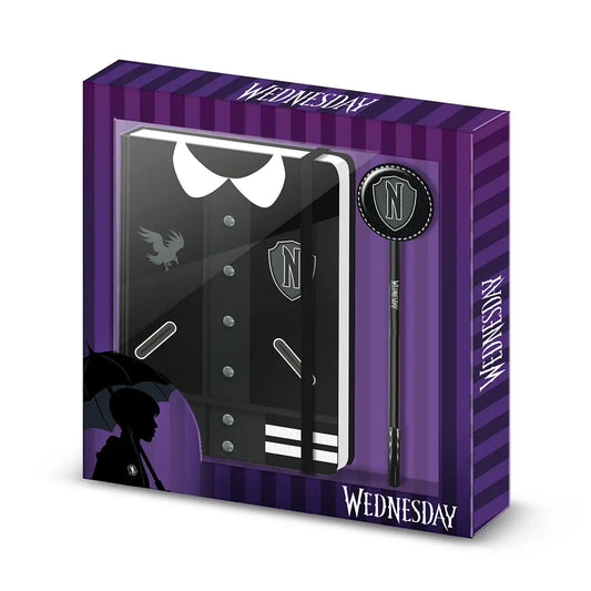 Carnet et stylo uniforme - Wednesday