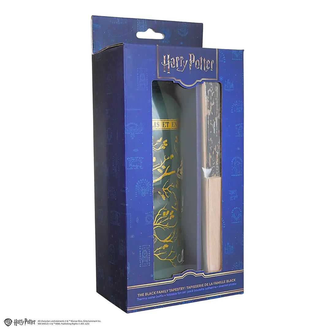 Pack bouteille isotherme et éventail Famille Black – Harry Potter