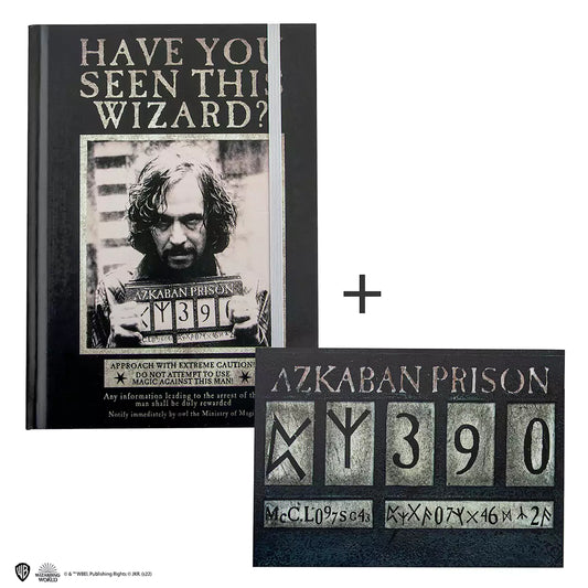 Carnet rigide et marque-page Sirius Black