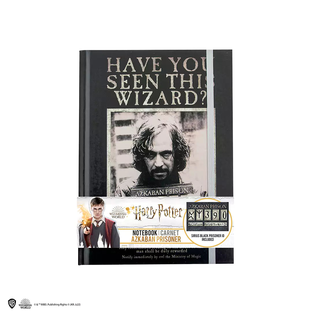 Carnet rigide et marque-page Sirius Black