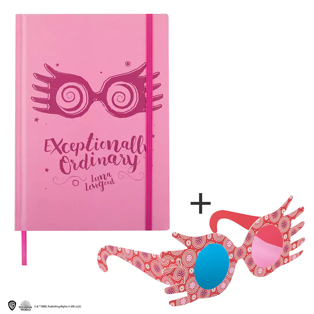 Carnet rigide et marque page Luna Lovegood