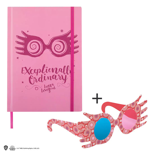 Carnet rigide et marque page Luna Lovegood