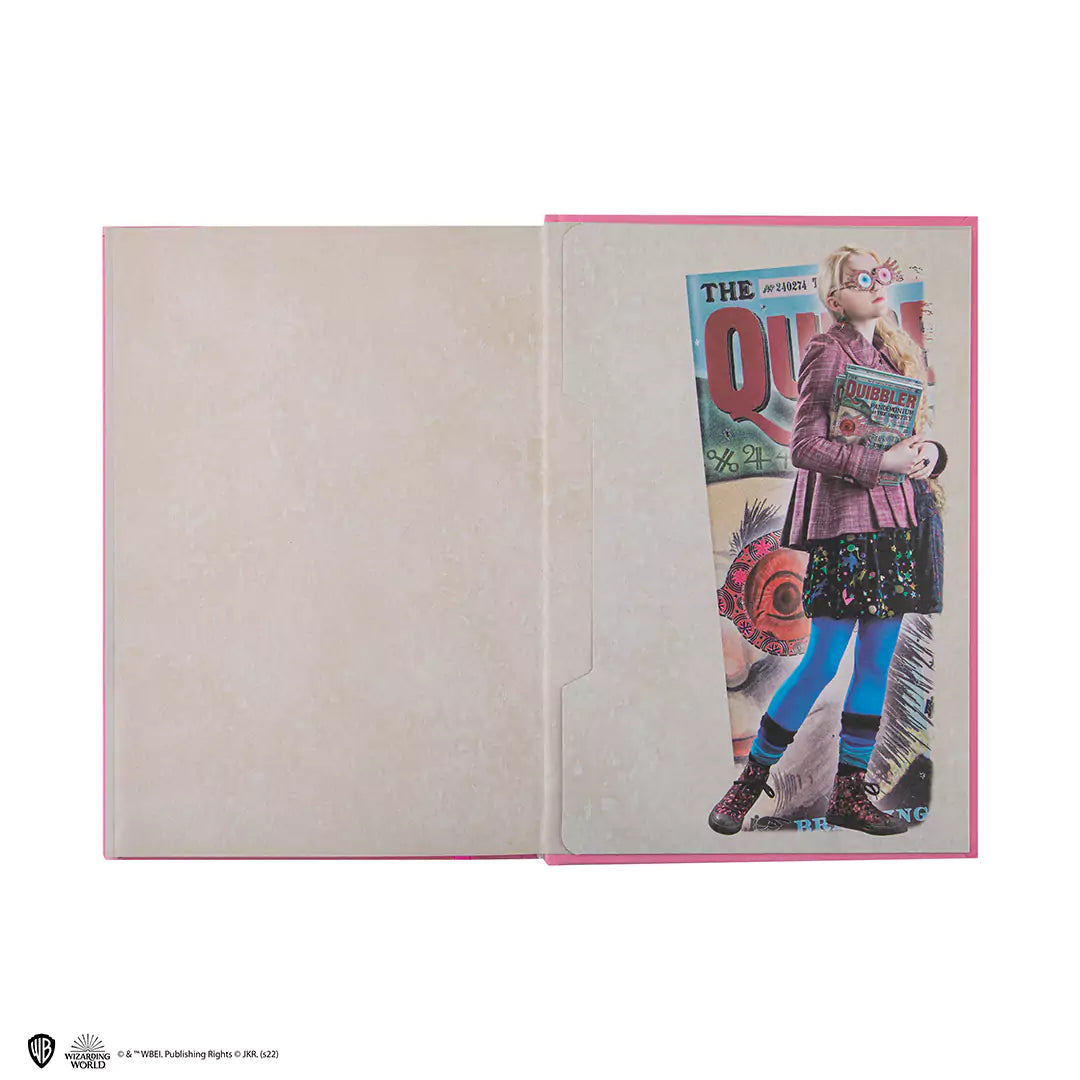 Carnet rigide et marque page Luna Lovegood