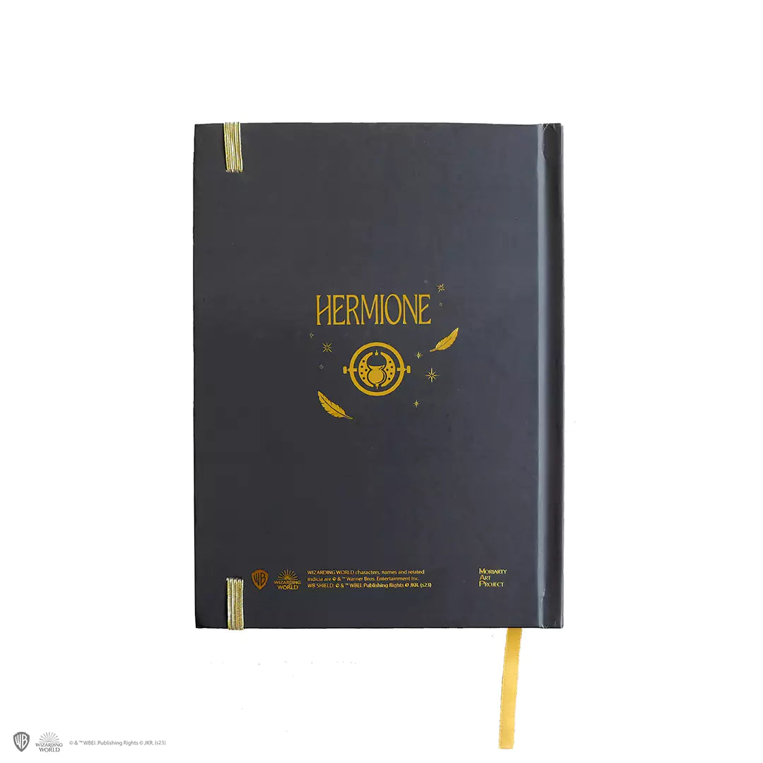Carnet rigide et marque page Hermione et ses sorts