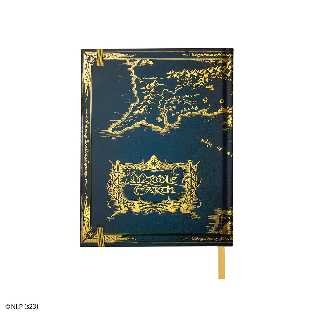 Carnet Carte de la Terre du Milieu - Le Seigneur des Anneaux