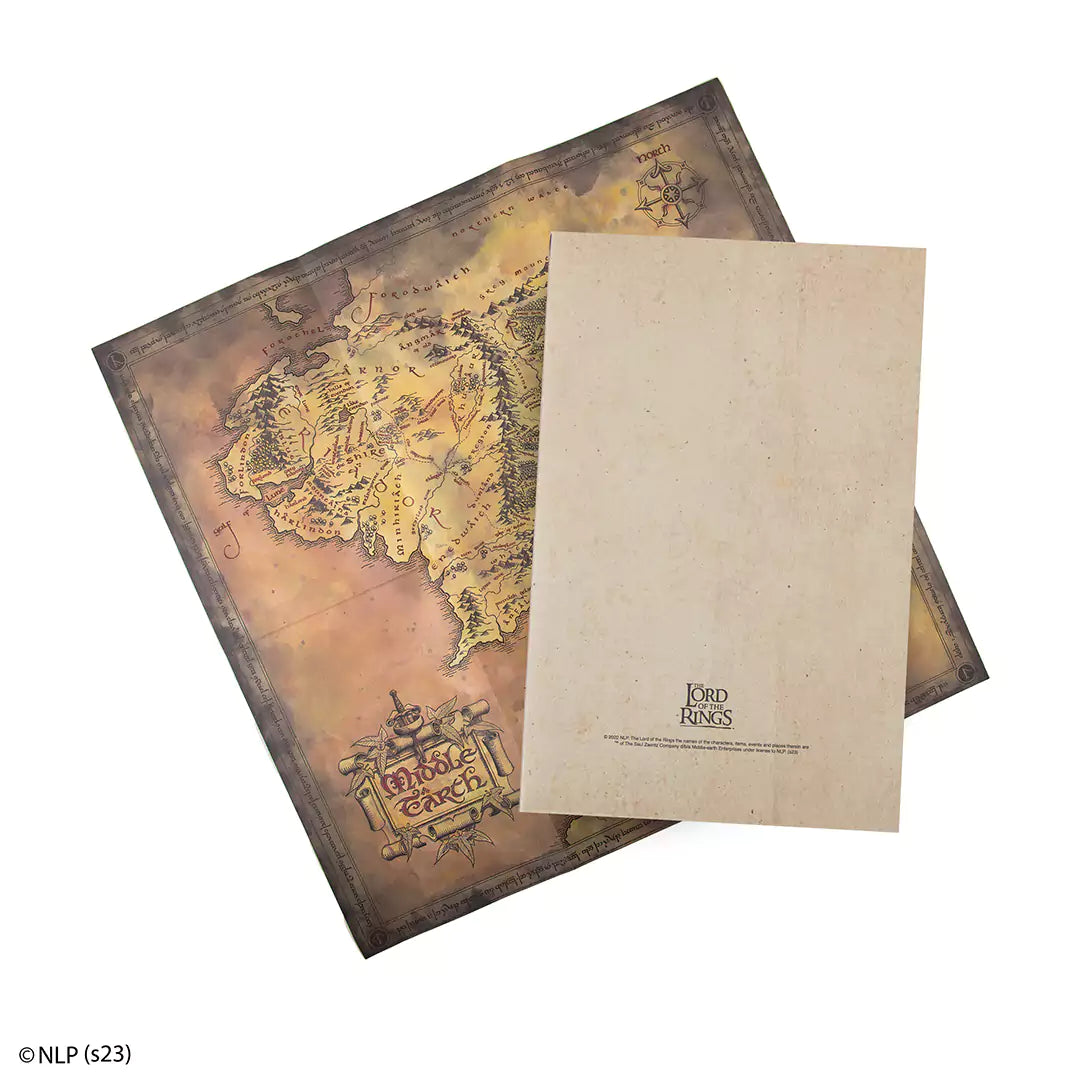 Carnet Carte de la Terre du Milieu - Le Seigneur des Anneaux