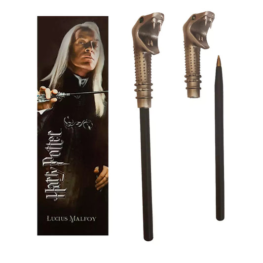 Stylo baguette et marque page Lucius Malefoy