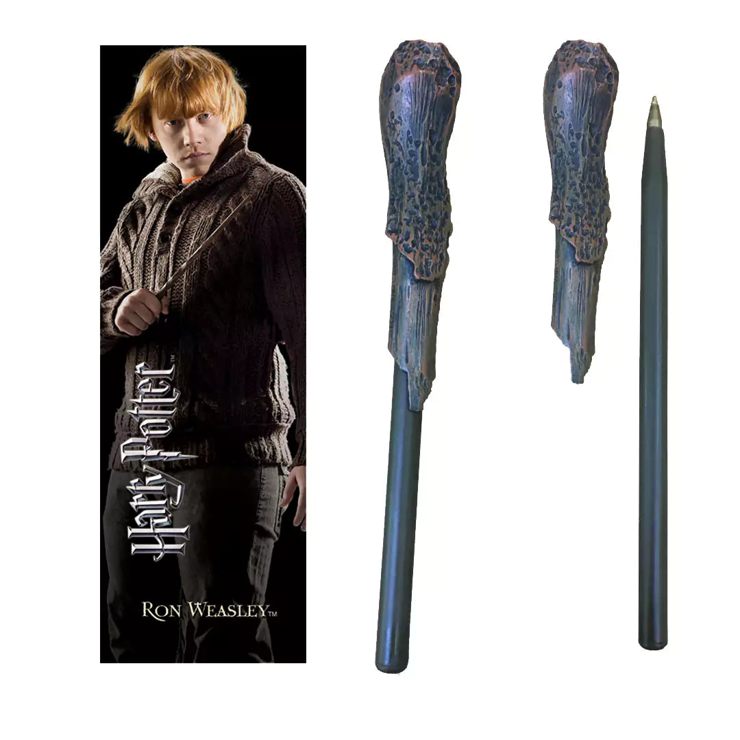 Stylo baguette et marque page Ron Weasley