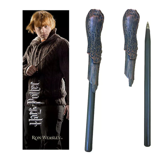 Stylo baguette et marque page Ron Weasley