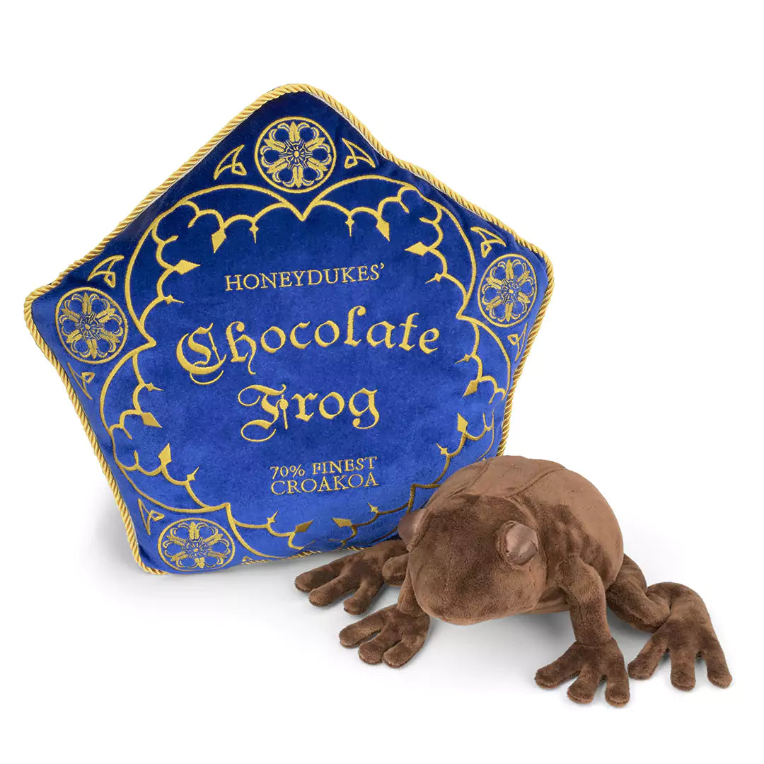 Coussin et peluche Chocogrenouille