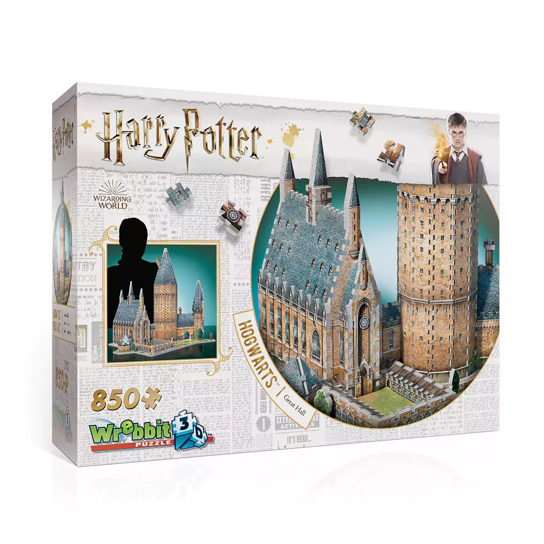 Poudlard La Grande Salle Puzzle 3D Wrebbit