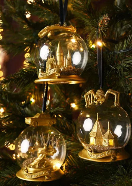 Boule de Noël Poudlard lumineuse- Harry Potter