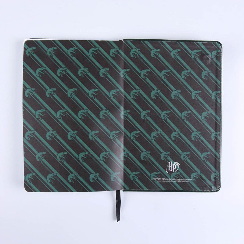 Cahier A5 Serpentard 100% cuir Vegan