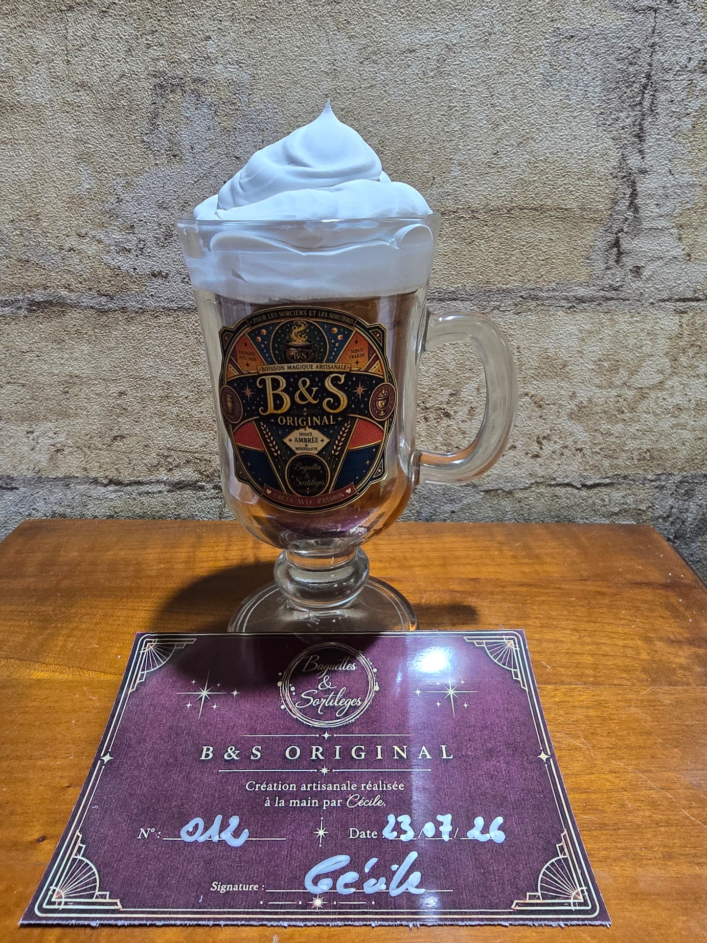 Chope de collection B&S Original n°12 – Création artisanale unique