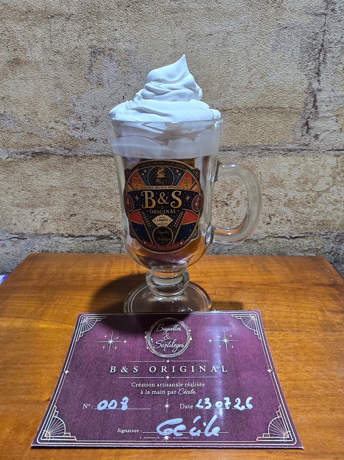 Chope de collection B&S Original n°8 – Création artisanale unique