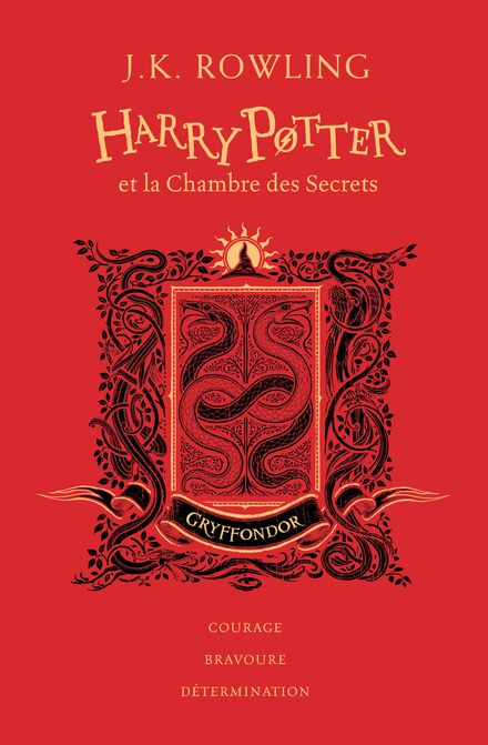 Livre collector Gryffondor Harry Potter et la Chambre des Secrets avec bonus inédits