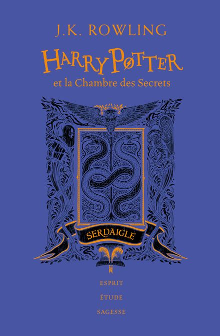 Livre collector Serdaigle Harry Potter et la Chambre des Secrets avec bonus magiques