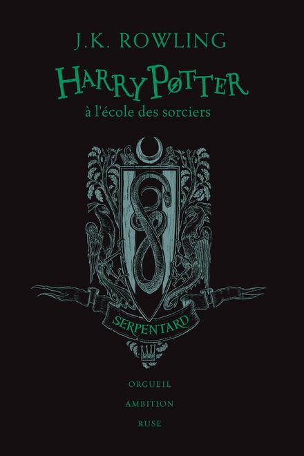 Livre Harry Potter édition 20 ans Serpentard avec bonus et illustrations collector