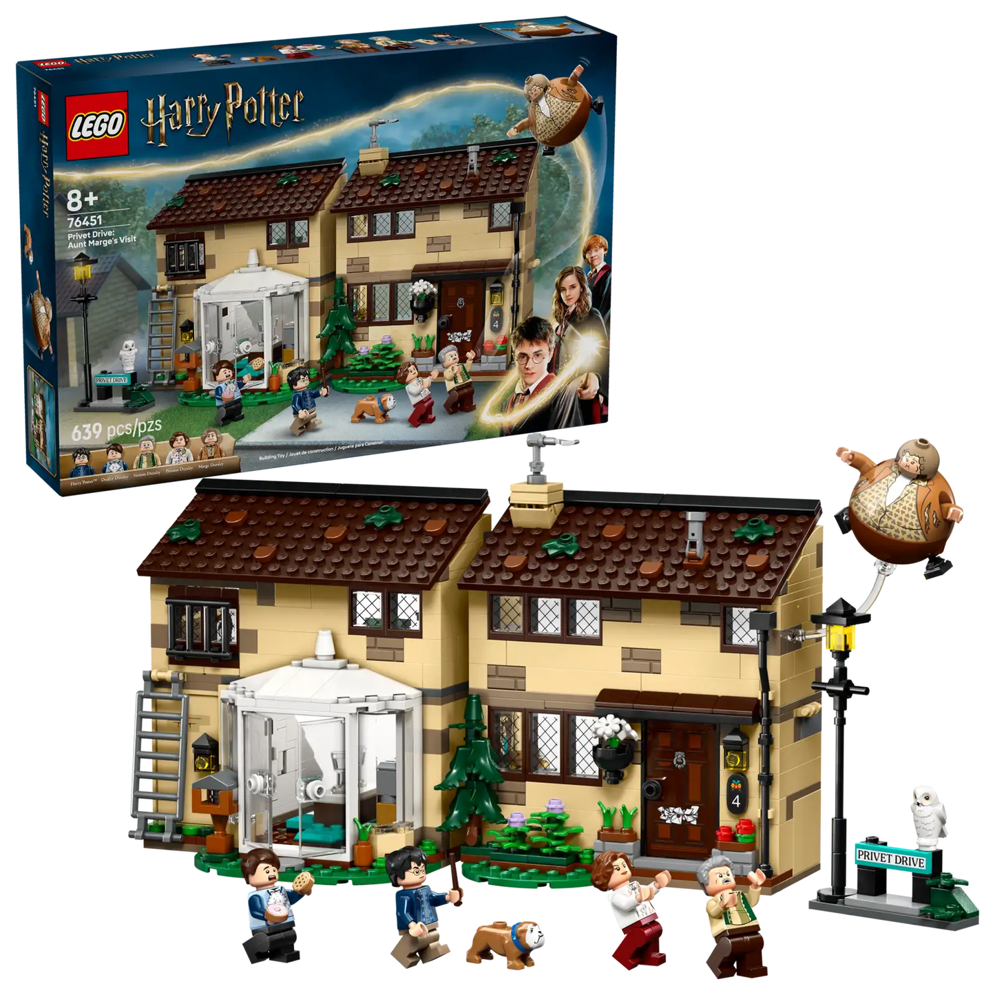LEGO Harry Potter 76451 - Privet Drive: la visite de tante Marge