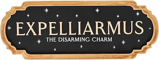 Petite plaque murale Expelliarmus - Harry Potter