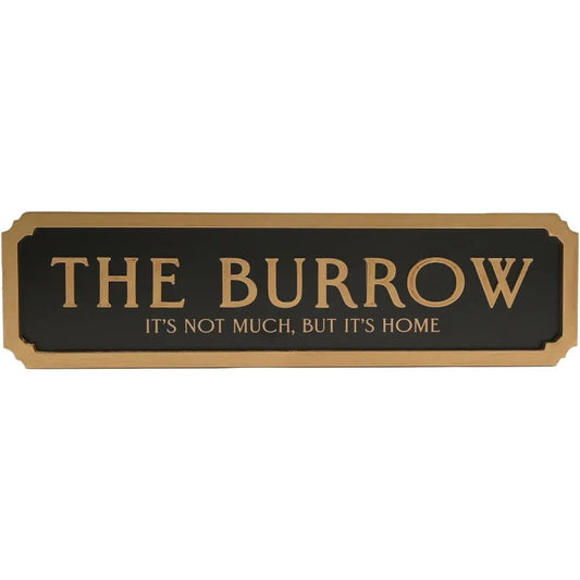 Plaque murale "The Burrow" (Le Terrier) - Harry Potter