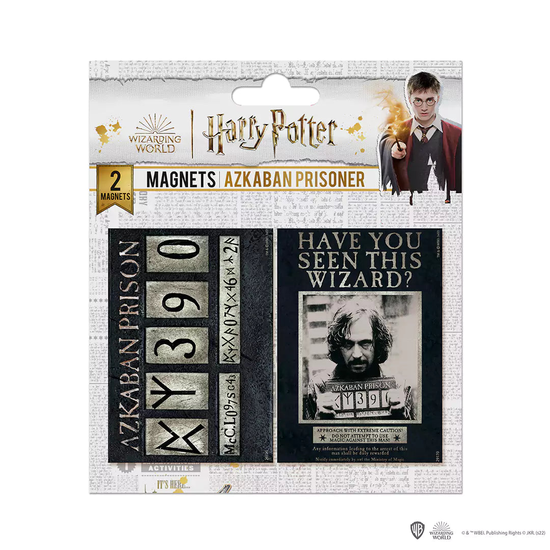Set de 2 magnets - Prisonnier d'Azkaban - Harry Potter