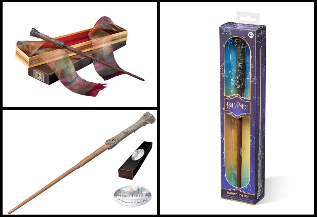 Quelle est la différence entre les baguettes Ollivander, Personnage et PVC ?