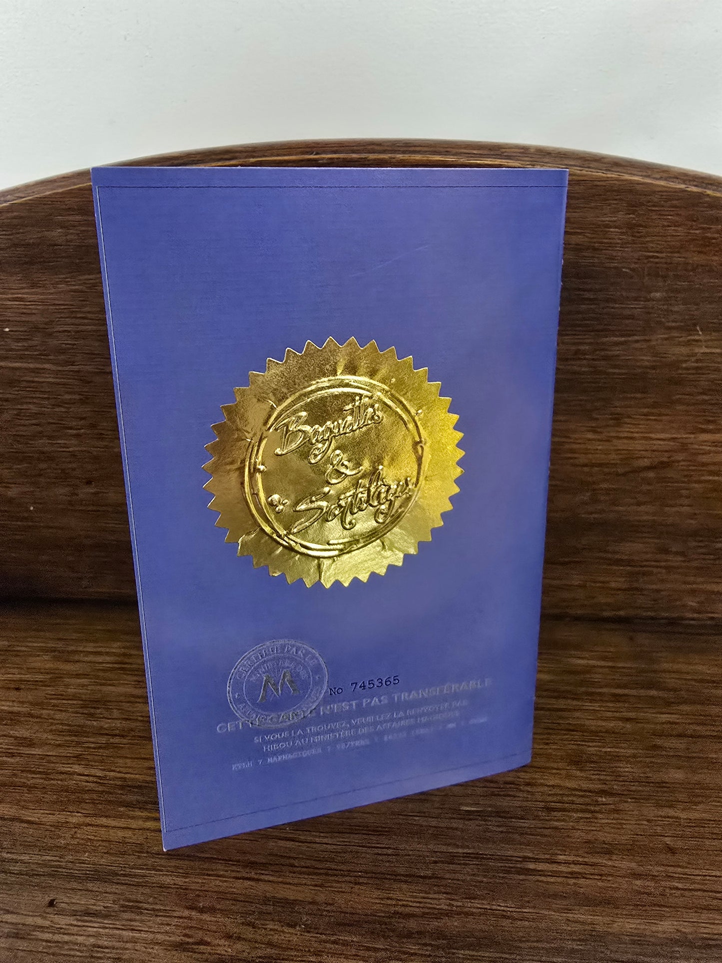 Passeport du Ministère des Affaires Magiques – Kit Personnalisé