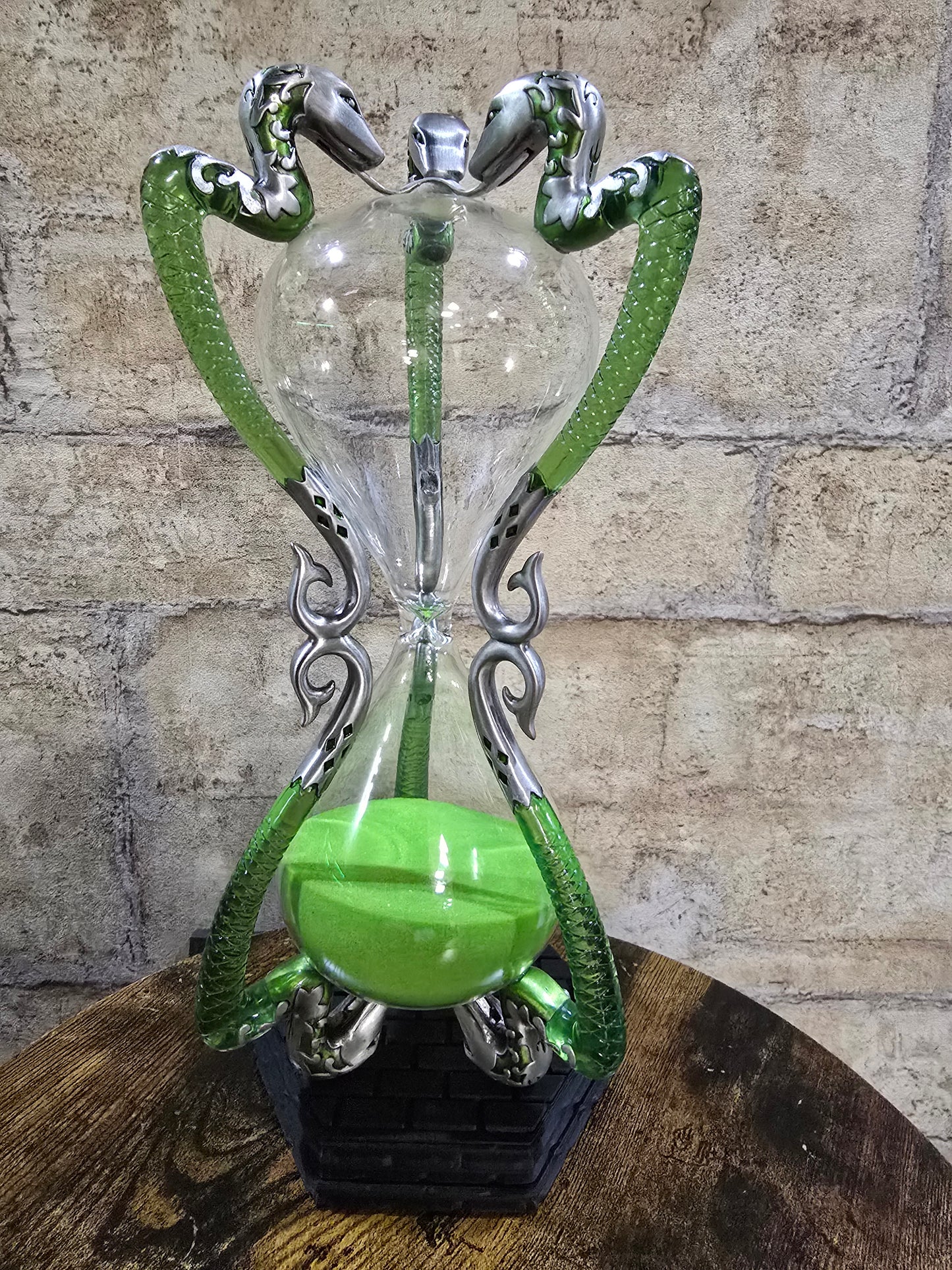 Grand socle motif briques pour collectors – Impression 3D