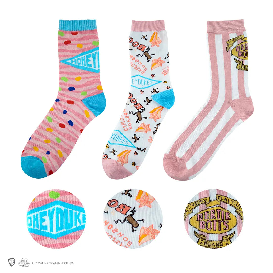 Lot 3 paires de chaussettes Honeydukes