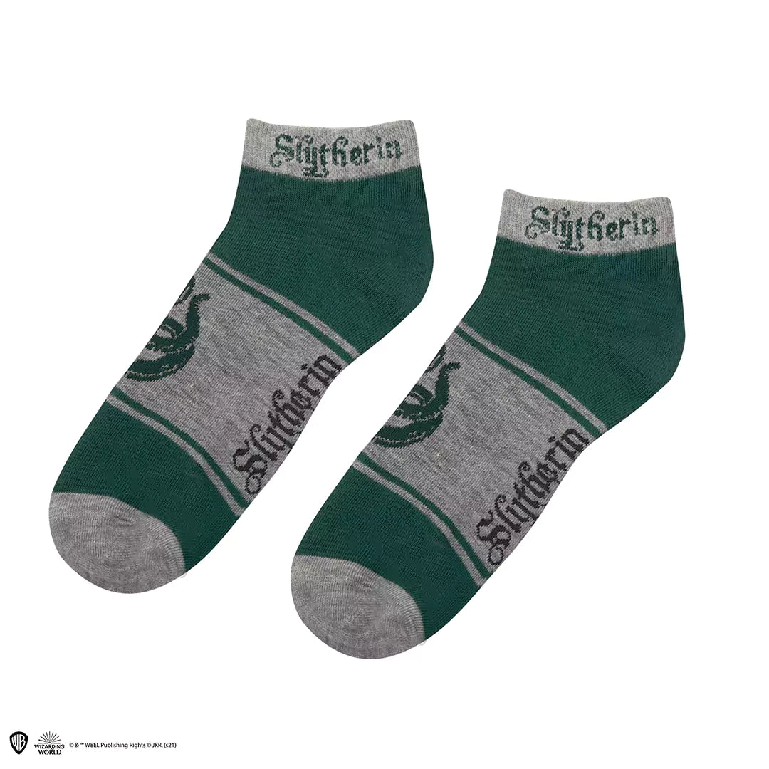Lot de 3 paires de chaussettes courtes Serpentard – Harry Potter