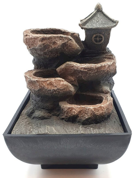 Fontaine en résine Moulin 17cm