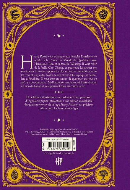 (Précommande) - Harry Potter et La Coupe de Feu - Edition illustrée Mountford