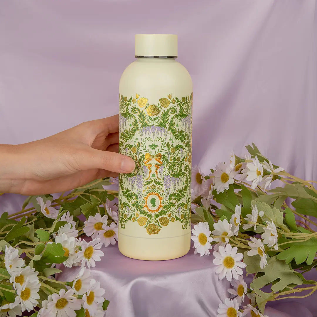 Bouteille Isotherme 500ml Fleurs de Damas Vertes – Bridgerton