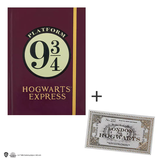 Carnet rigide et marque-page Poudlard Express