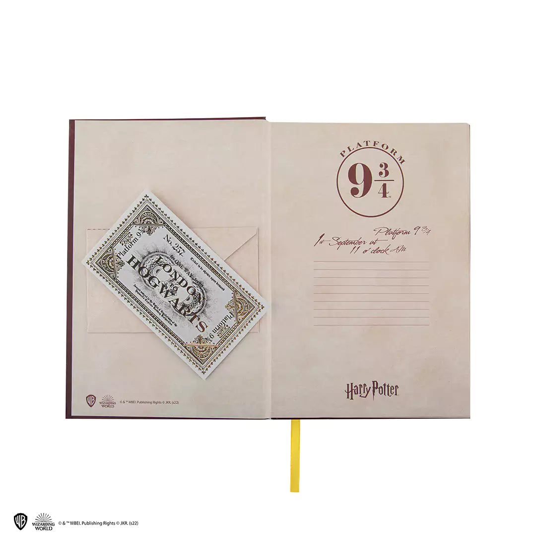 Carnet rigide et marque-page Poudlard Express