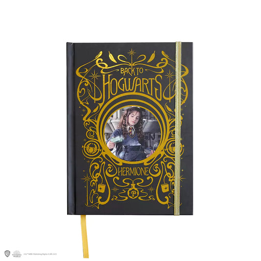 Carnet rigide et marque page Hermione et ses sorts