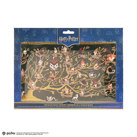 Plaque en aluminium Famille Black - Harry Potter