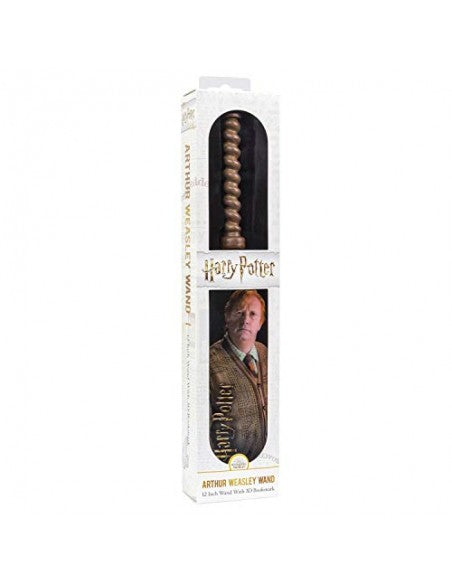 Baguette magique PVC Arthur Weasley + Marque Page