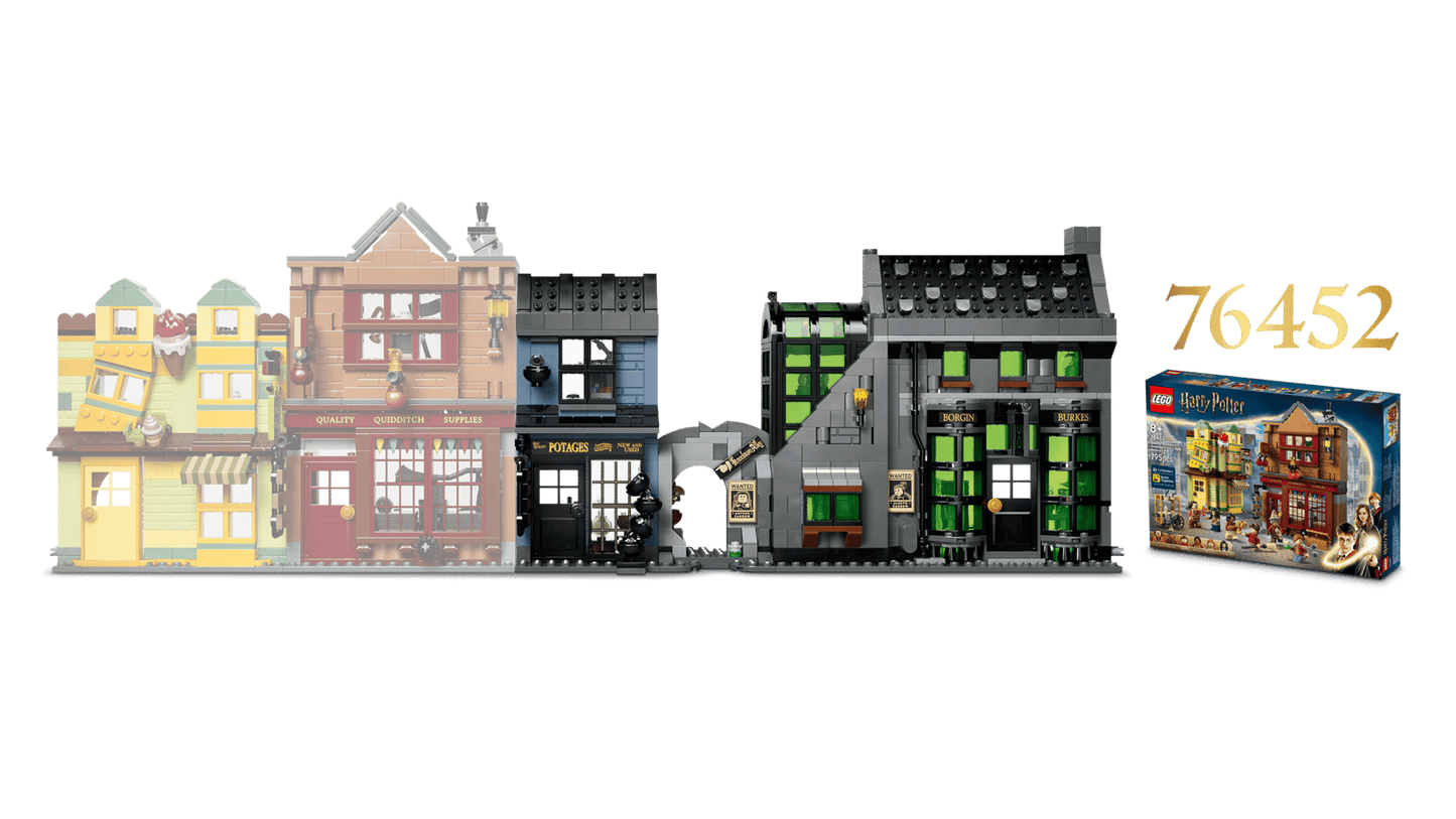 LEGO Harry Potter 76471 Les Boutiques Magiques de l’Allée des Embrumes