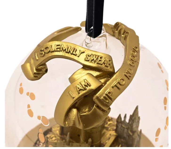 Boule de Noël Poudlard lumineuse- Harry Potter